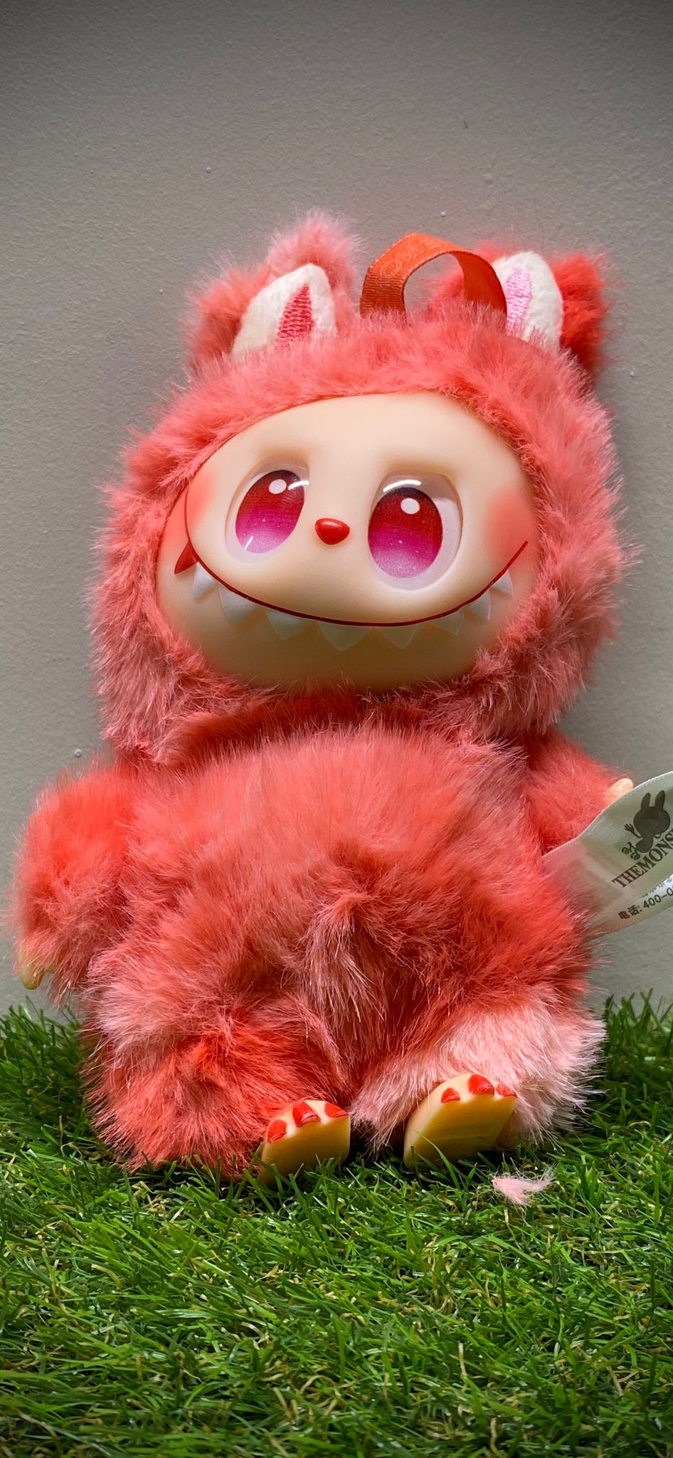 llavero labubu (rojo)