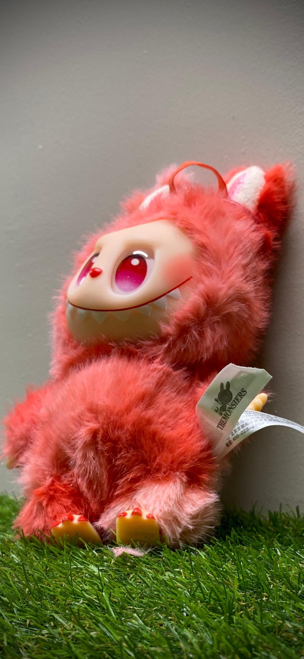 llavero labubu (rojo)